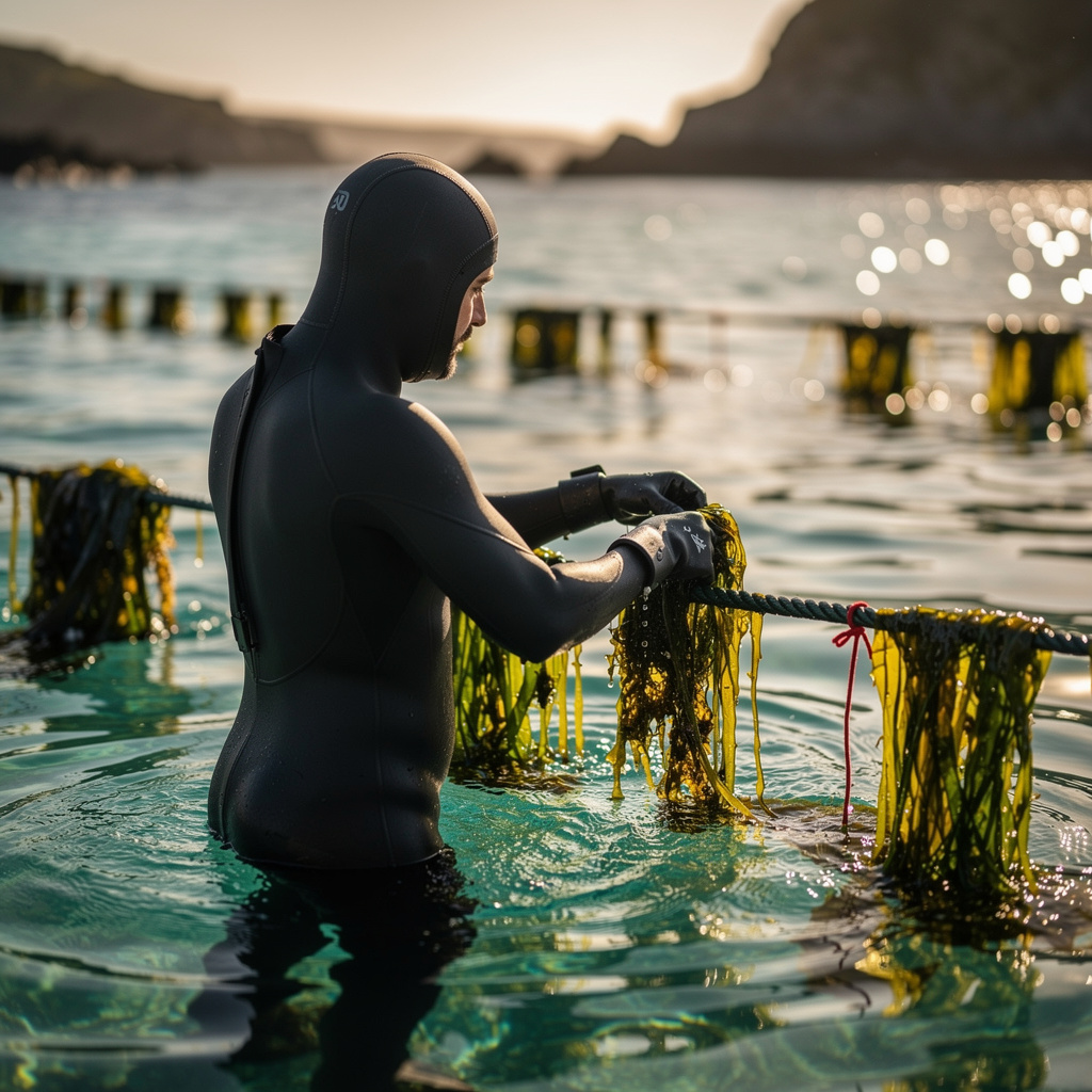 Выращивание морских водорослей