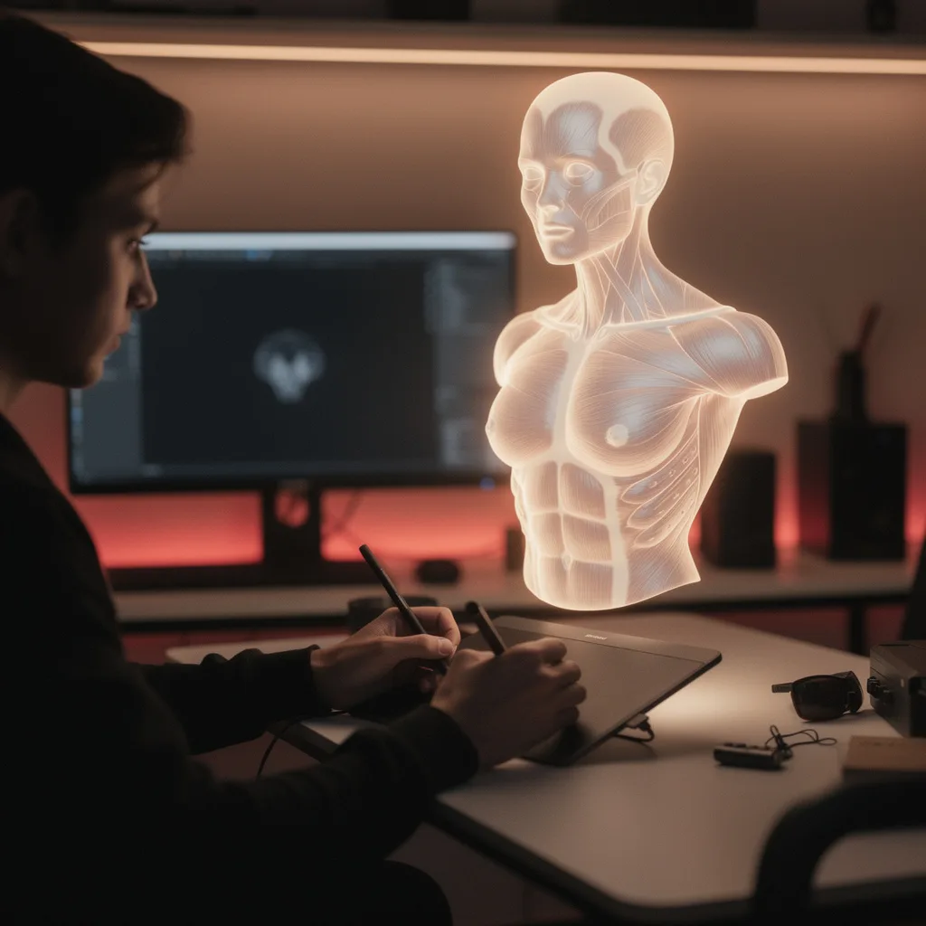 Анатомия персонажей в ZBrush