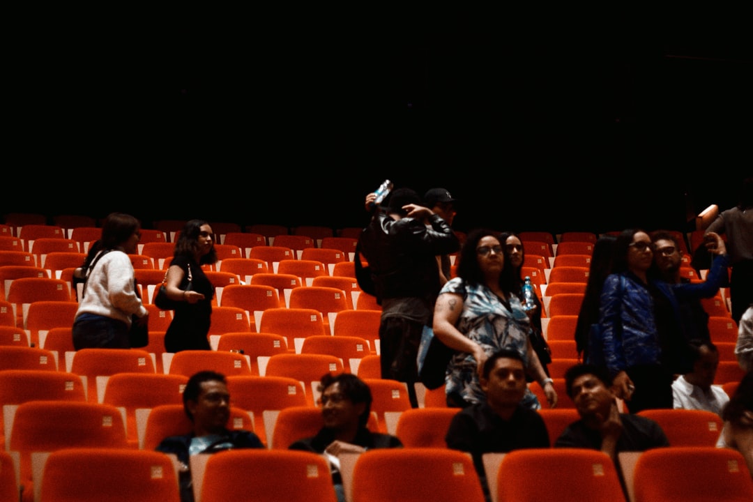 audience member giving feedback