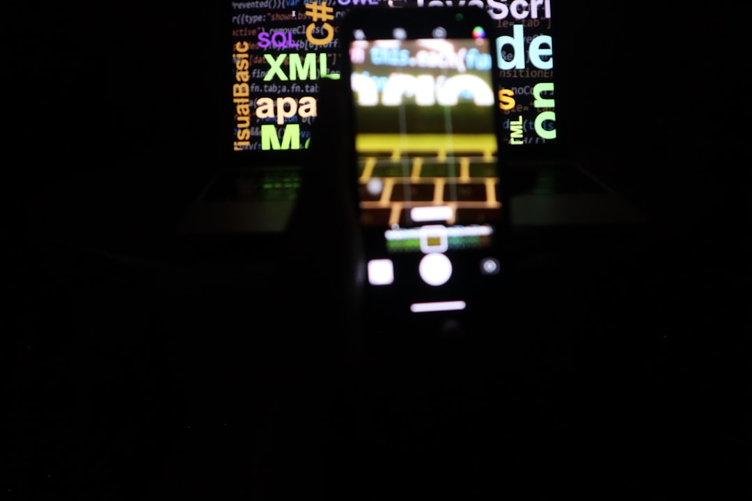coding interface mobile app