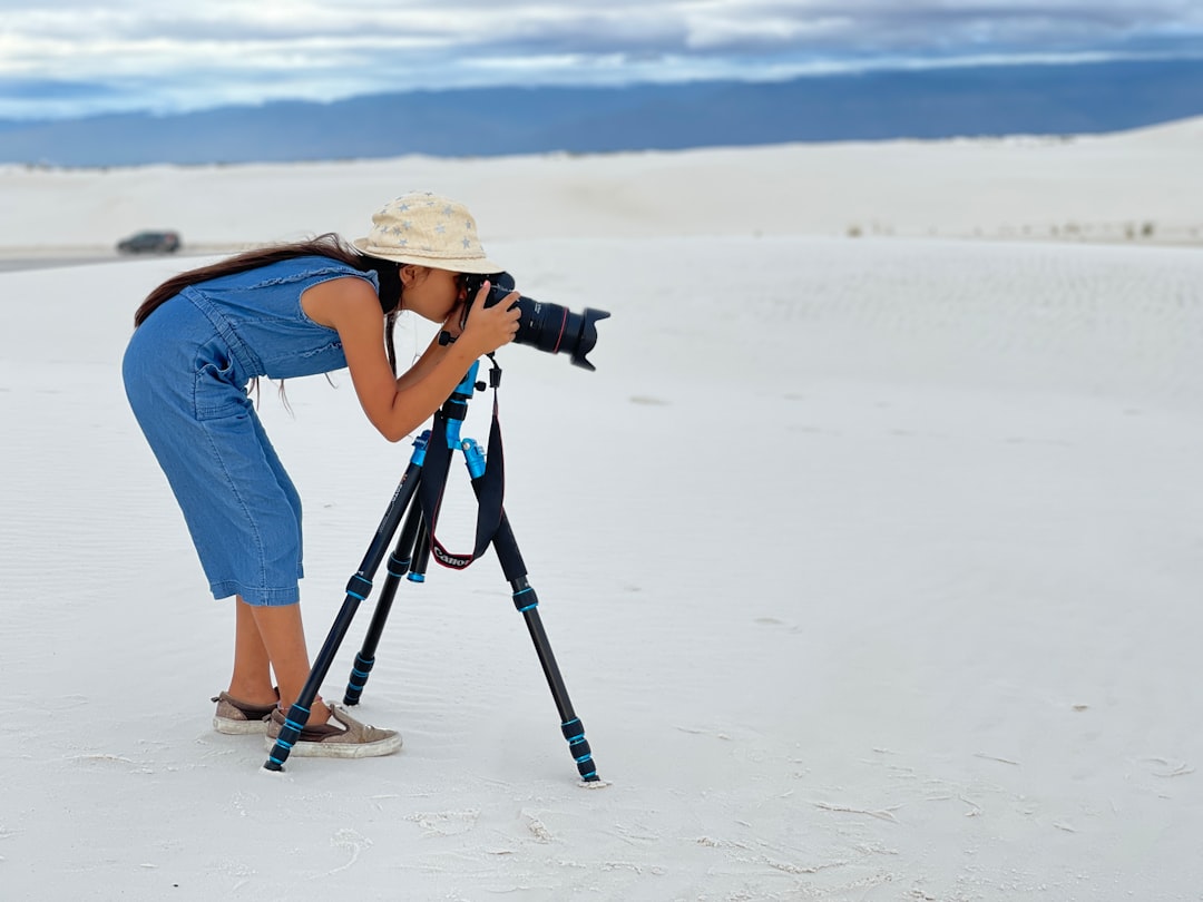 person creating portfolio for tourism career