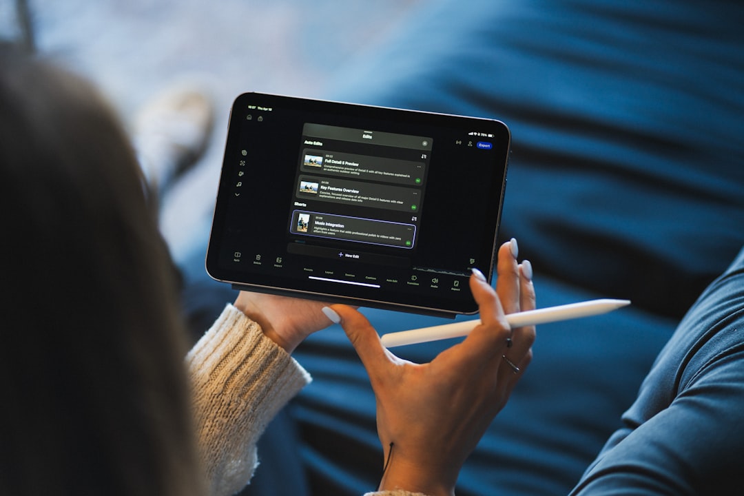 video editing software interface