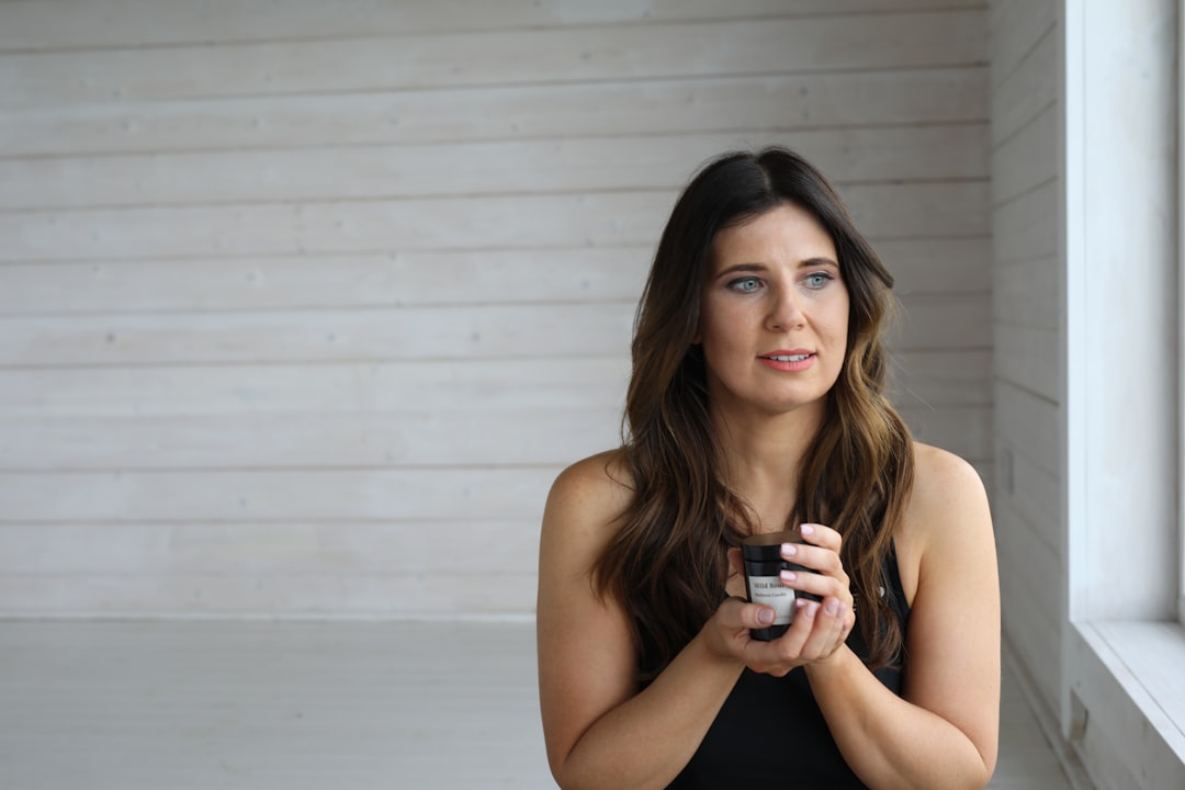 woman skincare routine