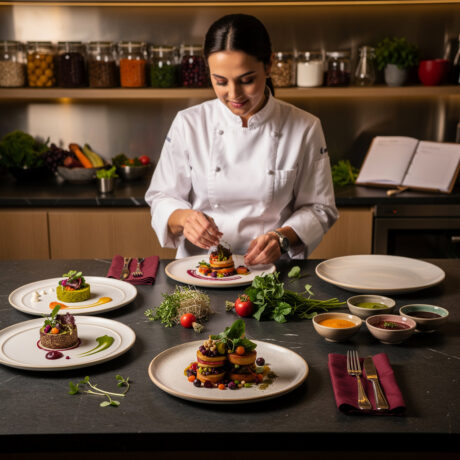 Разработка растительных меню