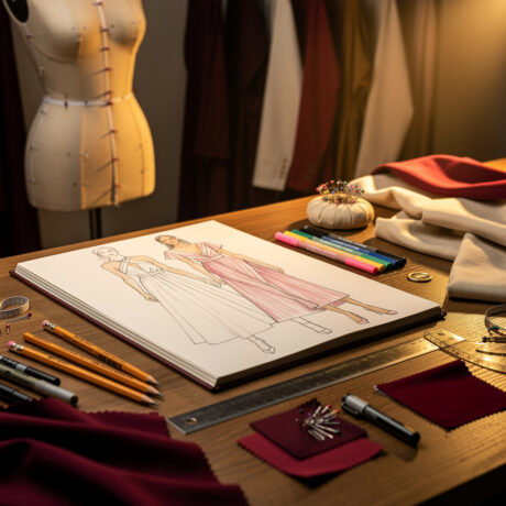 Эскиз и рисунок в моде