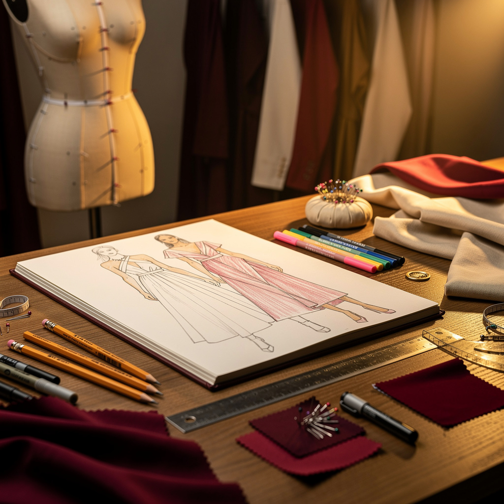 Эскиз и рисунок в моде