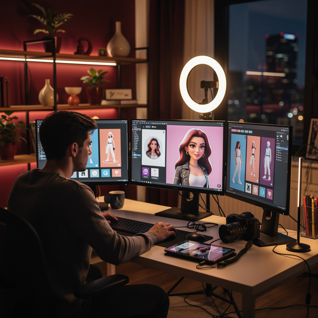 Создание виртуальных инфлюенсеров