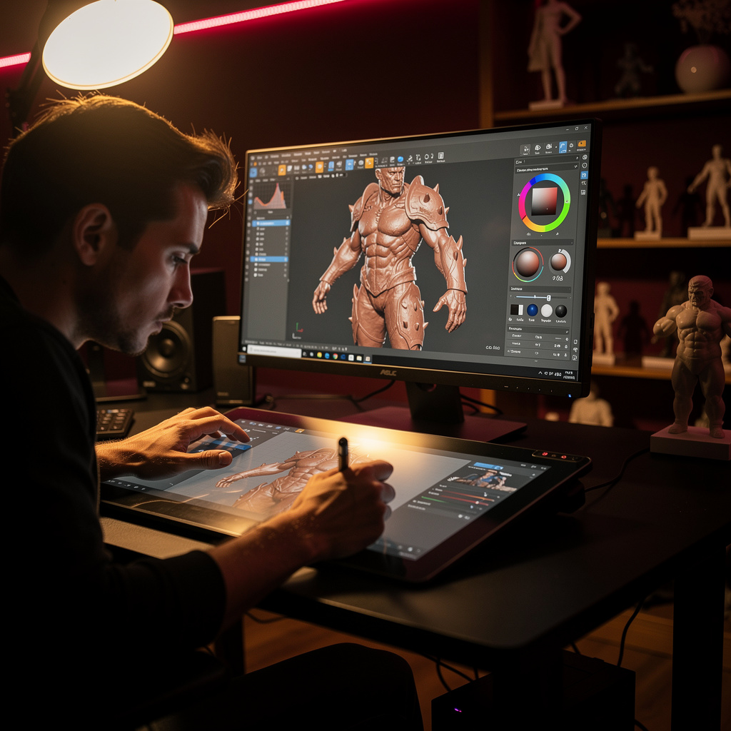 Скульптинг персонажей в ZBrush